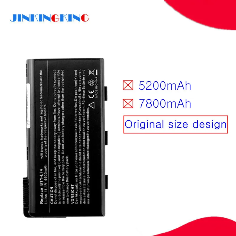 Аккумулятор для ноутбука MSI A5000 A6000 A6200 A6203 A6205 A7200 CR600 CR610 CR610X 957-173XXP-101 957-173XXP-102 |