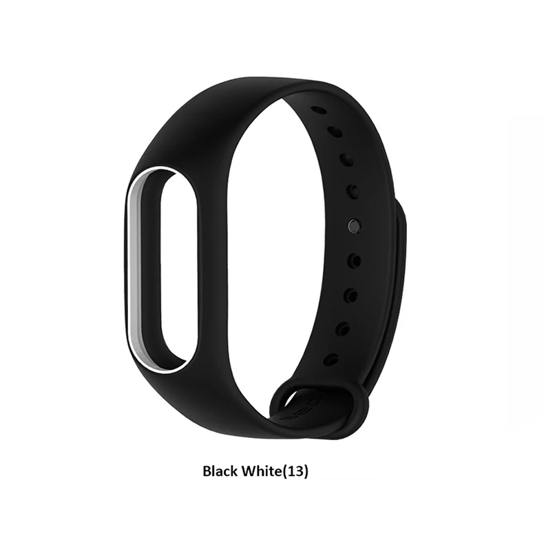 Двухцветный mi band 2 Аксессуары для часов pulseira mi band 2 ремешок сменный силиконовый браслет для Xiaomi mi 2 смарт-ремешок