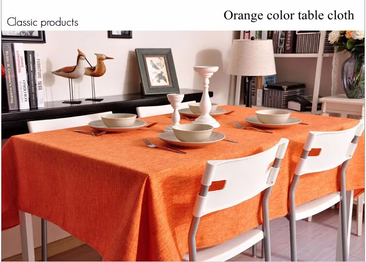 Натуральная льняная ткань, обеденный стол, домашняя ткань для журнального стола, скатерть, украшение для дома