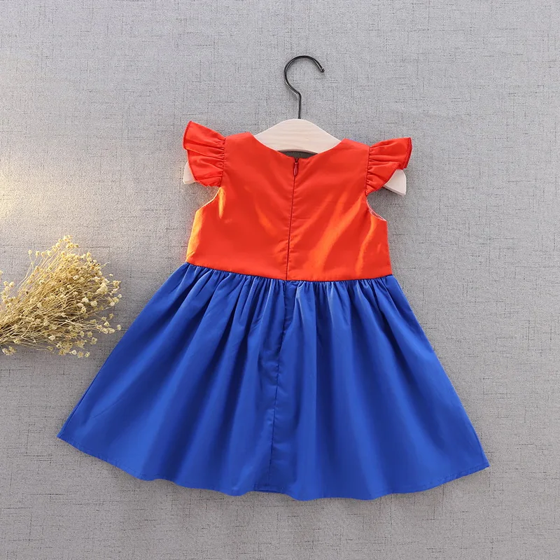94-28-Cartoon Kids Princess Dresses for Girl