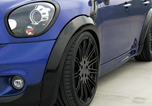 Для 10-16 Mini Countryman R60 MON style комплект из углеродного волокна над крылом+ 20 мм(только JCW) глянцевый Набор для арки