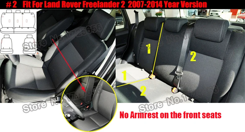 AutoDecorun чехол для автокресла из натуральной кожи для Land Rover freelander 2 аксессуары чехлы для сидений Защитные подушки набор 2007