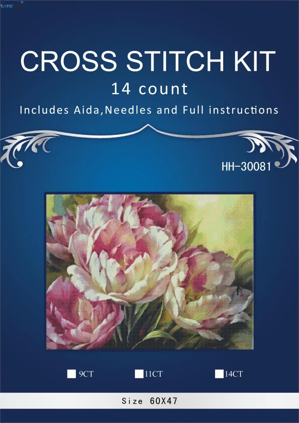 

Pink Tulips Counted Cross Stitch DMC Cross Stitch DIY Unfinished 14CT Cross-Stitch Kit Handmade Embroidery Needlework HH-3008