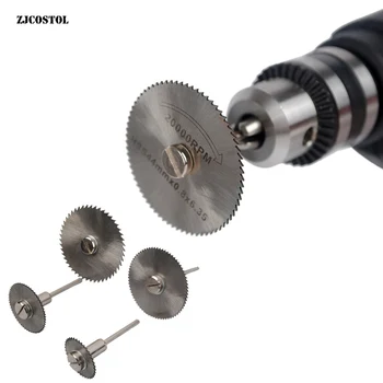 

ZJCOSTOL Metal Cutting Disc Hss High Speed Steel Rotary Blade Wheel Discs Mandrel For Tools Wood Cutting Saw For Dremel Cutoff