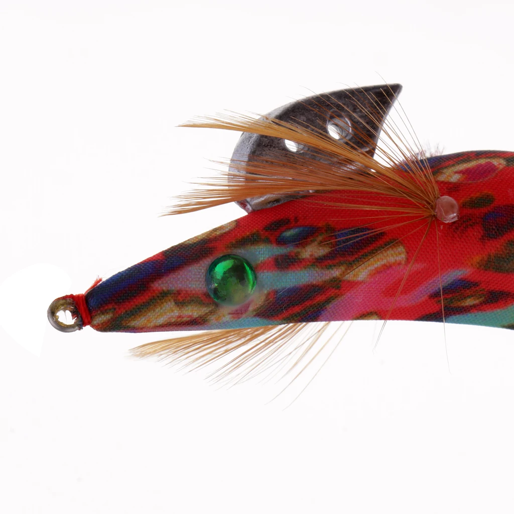 Squid Cuttlefish Lure Hook Lifelike 3D Eyes Specially-Designed Shrimp Shape Bionic Fake Fishing Bait Senuelo de pesca