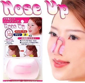 

Bridge Straightening Shaping Lifting Nose Up Clip Silicon Gel Beauty Nose Shaper For Nose Massage With Pink Color