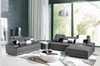 

Living room sofa set modern leather sofa u shape sofa design large corner sofa