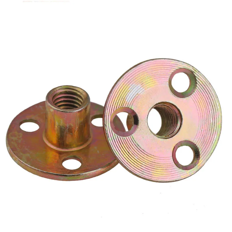 Железные гайки 2PCS M8 M10 мебель запорные с тремя отверстиями|nut nut|m10 nutnut m10 |
