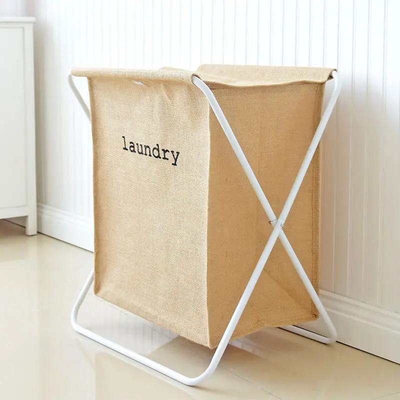 متعددة الوظائف للماء انفصال سلة الغسيل المنزل تخزين الرف مع تخزين أكياس التسوق