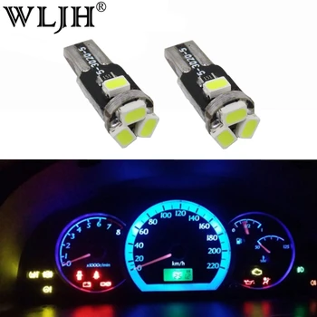 

WLJH Car Led T5 SMD Light 74 Wedge Led Speedometer Dashboard LED Instrument Panel Light Bulb For VW GTI Golf Jetta Rabbit Passat