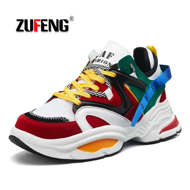 

ZUFENG Fashion Street Style Men Sneakers Running Shoes for Men Outdoor Women Sport Shoes Athletic Trainers Breathable Footwear