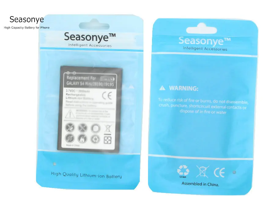 

Seasonye 1x B500BE / B500AE 2800mAh Mobile Phone Replacement Battery For Samsung Galaxy S4 Mini S4mini i9190 I9192 i9195 i9198