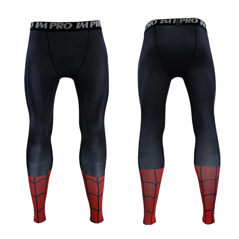 

2019 Adults Unisex Pants Spider-Man Far From Home Cosplay Compression Pants Superhero Spiderman 3D Printed Trousers For Male