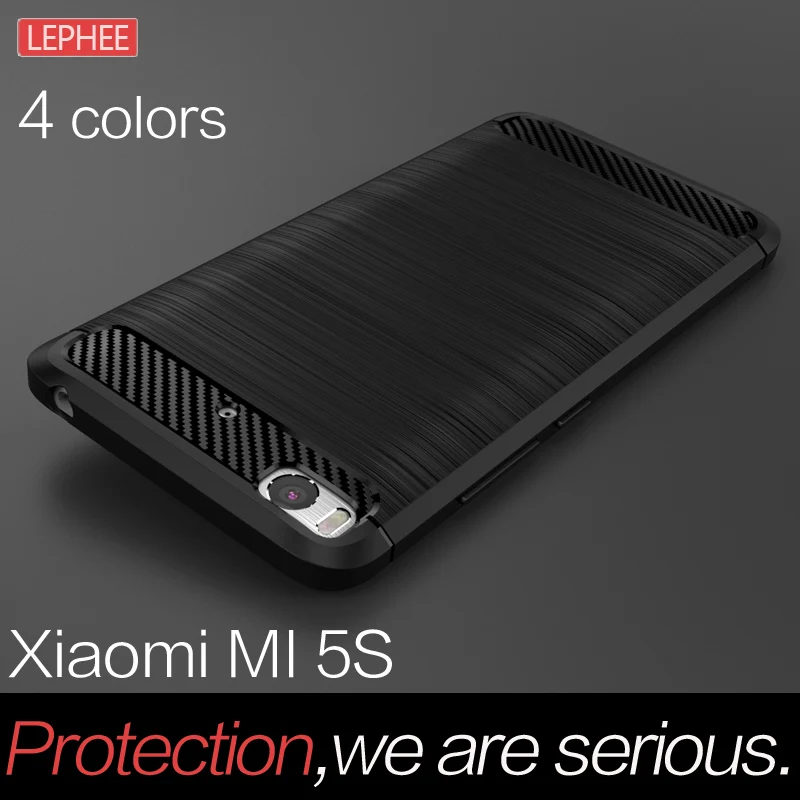 xiaomi 5S Mi5s Case Soft Full Cover Ultra thin brushed silicone TPU for Xiaomi Mi 5S Pro Anti-drop case cover fundas 5.15 Inch
