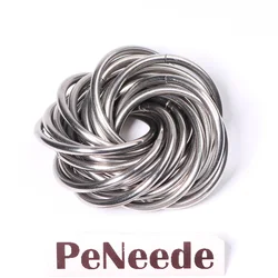 Peneede brinquedo de alta qualidade suave chainmail mobius infinito bola autismo/tdah estresse chainmaille sensorial brinquedo