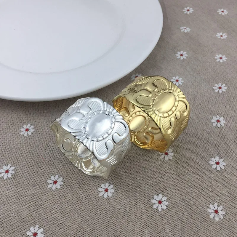 

12PCS alloy napkin ring wedding napkin ring home hotel accessories