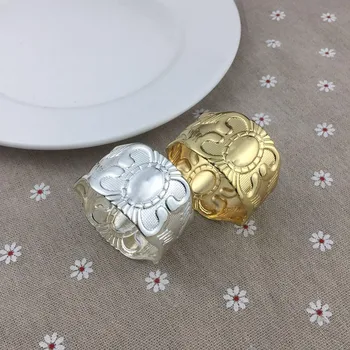 

12PCS alloy napkin ring wedding napkin ring home hotel accessories