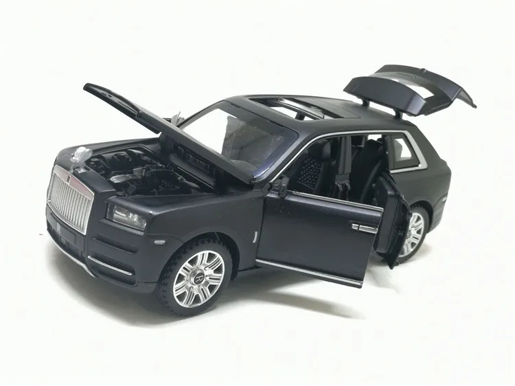 1:32 весы Rolls Royce Cullinan Литье металла автомобиль модель звук и светильник с оттяжкой