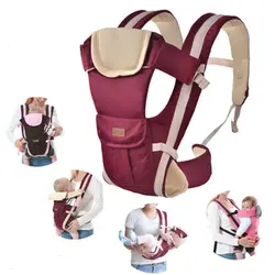 0-30 м дышащий хлопок Детский Перевозчик Стропы wrap детский удобный эргономичный рюкзак кенгуру Hands-free Пояс
