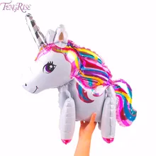 

FENGRISE Foil Unicorn Balloons Birthday Party Decorations Kids Happy Birthday Letter Balloons Unicorn Party Decor Baby Shower