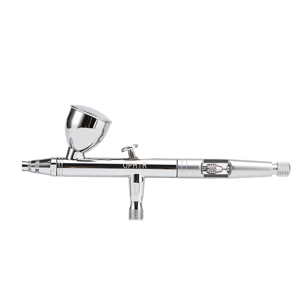 OPHIR 0.5mm Airbrush Gun Multi-Purpose Dual-Action Airbrush Kit for Model Hobby/Cake Decorating/Nail Art/Body Art Tattoo AC006 ophir premium dual action airbrush kit model craft nail art hobby paint gun 0 3mm nozzle airbrush gun for air compressorac004