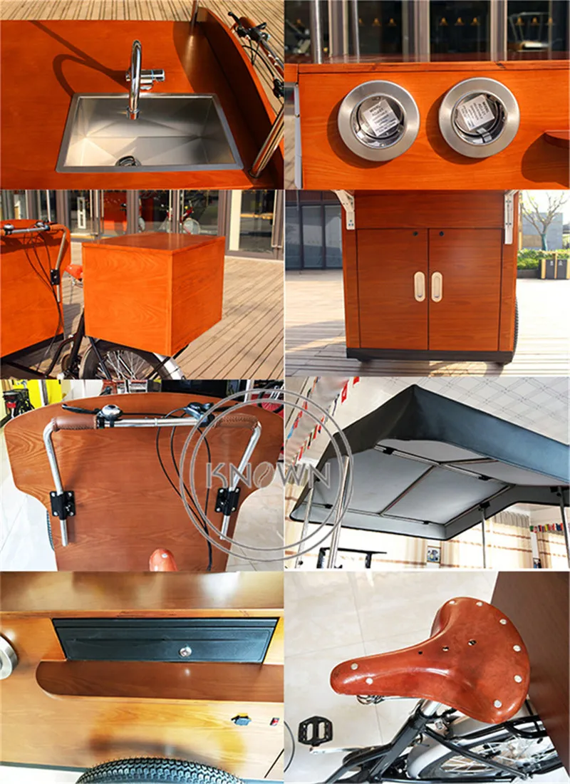 details of classical coffee bike