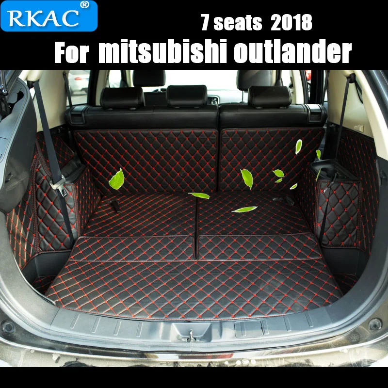 RKAC Автомобильные специальные коврики для багажника Mitsubishi Outlander 7 мест прочные