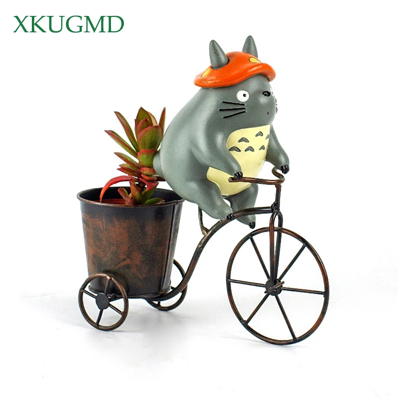 

Creative Miyazaki Cartoon Succulent Planter Pot Resin Creative Crafts Cute Totoro Flower Pot Home Decorations Vase Macetas Pots