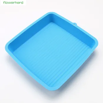 

1PC Kitchen Baking Square Silicone Mold Cake Pan Easy Cleaning Bakeware Bread Toast Mold Baking Mould Kitchen Baking Tools