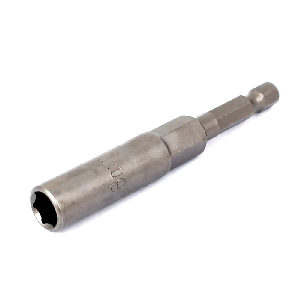 

UXCELL 80mm Long 8mm H8 Hex Socket Impact Nut Setter Driver Bit Adapter