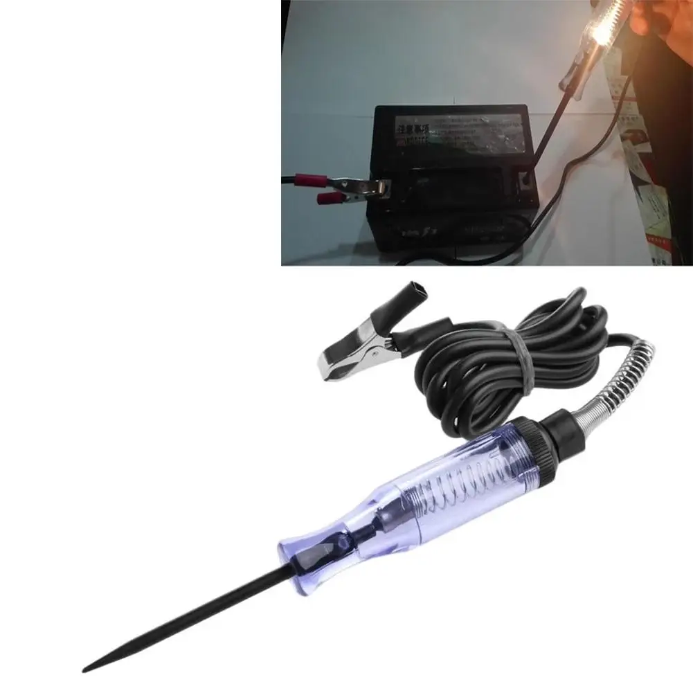 DC 6V/24V Auto Hook Probe Test Light Pencil Car Truck Voltage Circuit