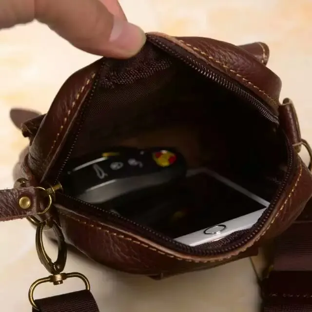 bolsa de cinto de couro Tipo de Ítem : Waist Belt Bag