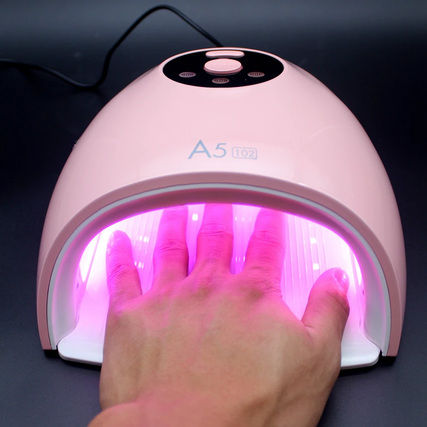 

UV Light Nail Lamp 24 Leds nail lamp Manicure Tools Curing Art Gel Polish Nail Tools Red Blue light salon No harm to Hand