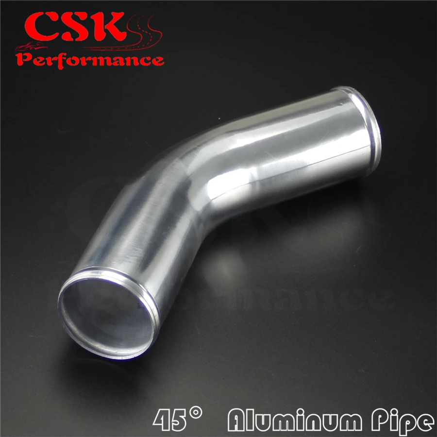 

45 Degree 57mm 2.25" inch Aluminum Intercooler Intake Pipe Piping Tube hose