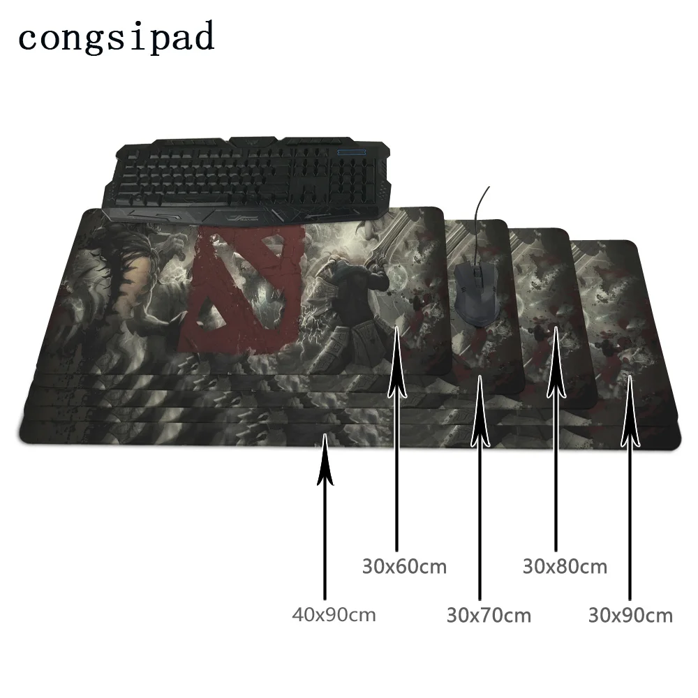 300x800mm Dota 2 Logo Extended Gaming Wide Large Mouse Pad Big Size Desk Mat New Year's Gift