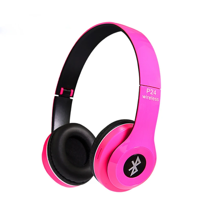 Buy Wireless Headfone Bluetooth Folding Headset with Microphone FM Radio for PC