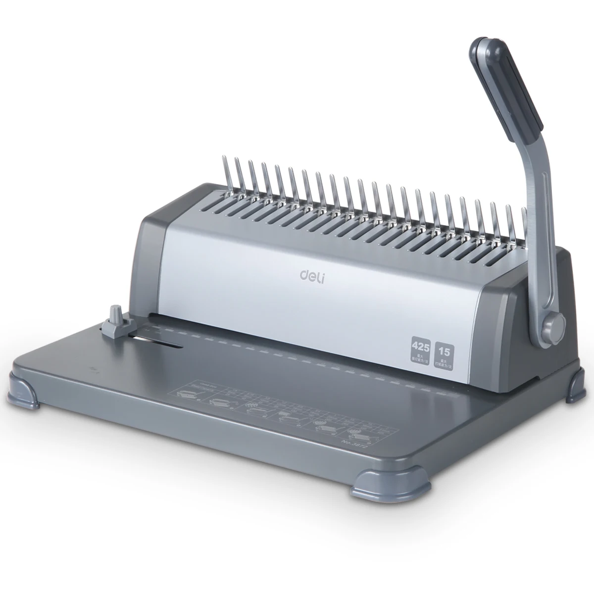 3872 apron gib office document binding machine 21 hole punch hole punch