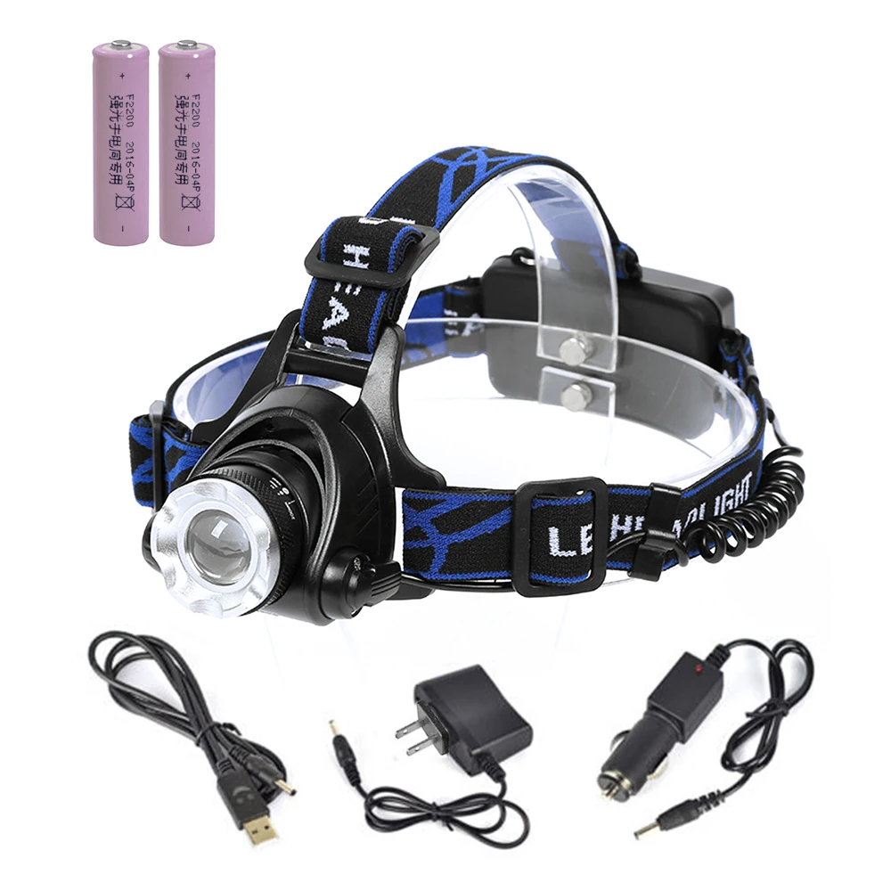 8000 Lumens Waterproof Headlight Torch,... Super Bright Headlamp Flashlight Led