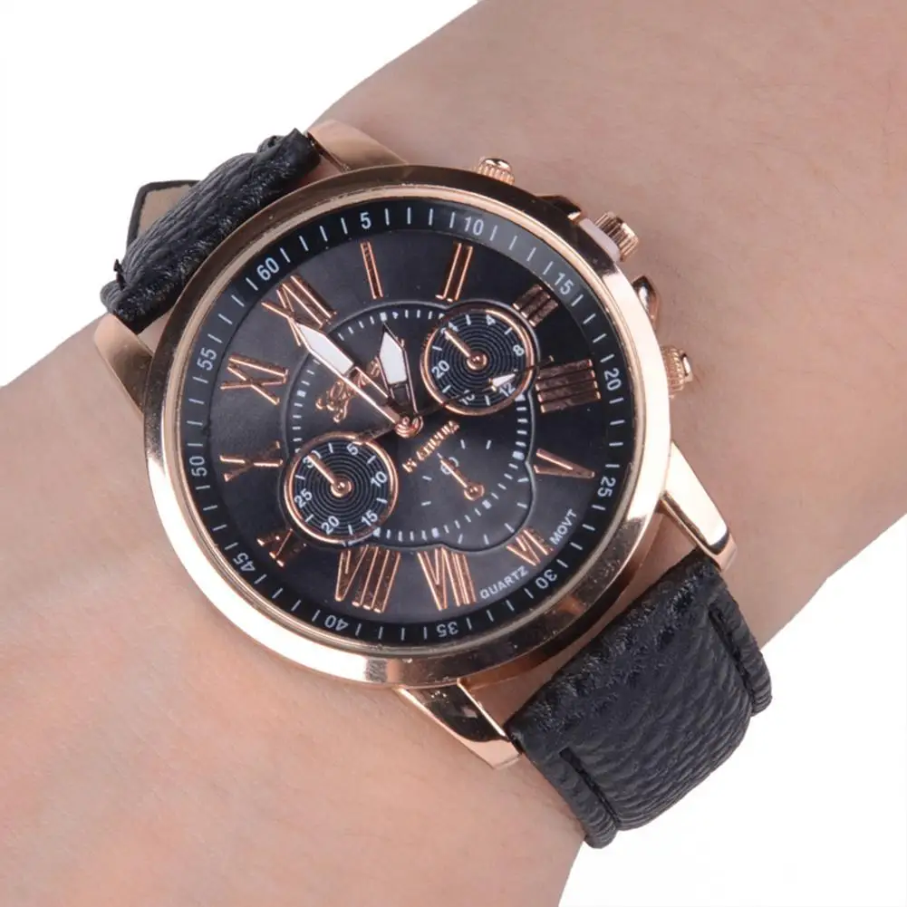 Buy NEW Best Quality Geneva Platinum Watch Women PU