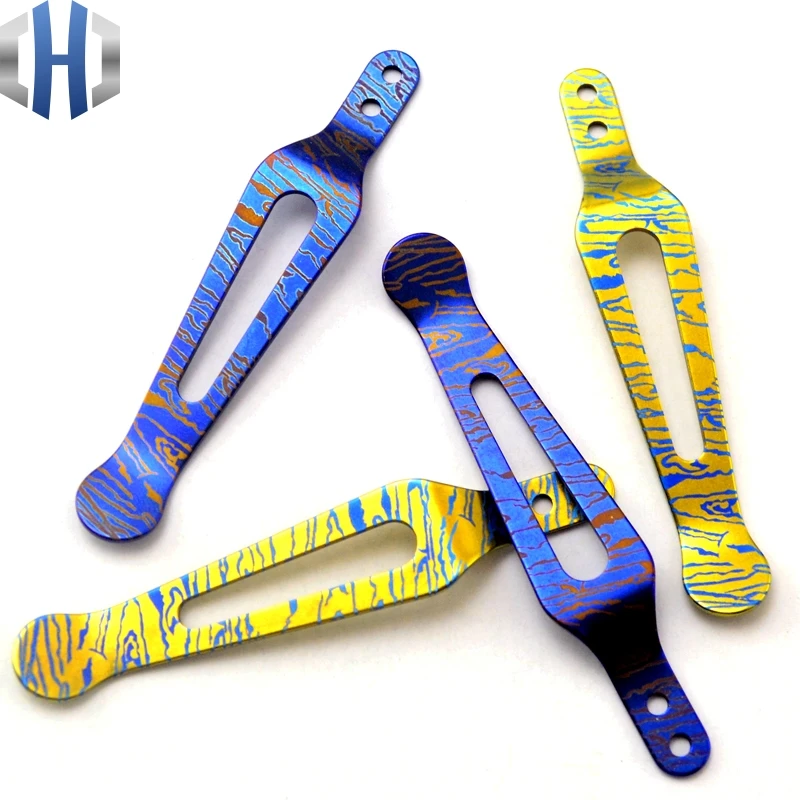 

XM18 Back Clamp ZT0055 Back Clamp Titanium Alloy Horse Clamp Dama Mark EDC Tools