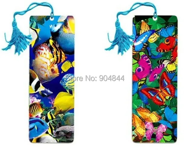 Free shipping plastic 3d Lenticular bookmark 3d animal bookmarks for books bookmarker on