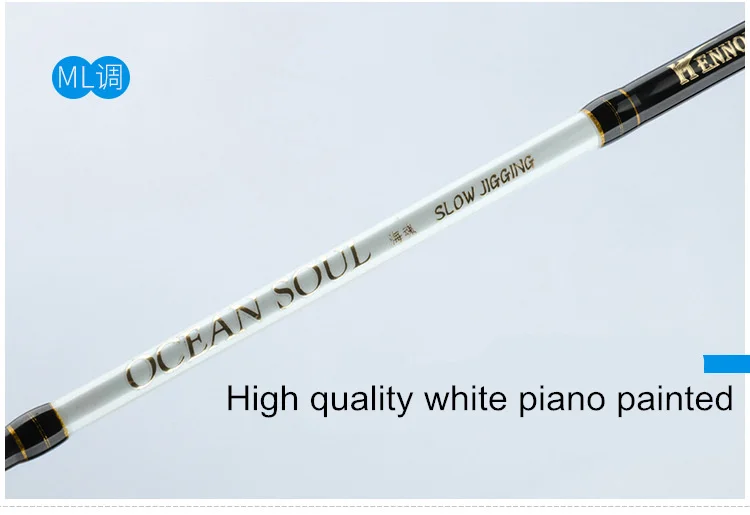 Vara de Pesca Mavllos Lento Jigging 2 Seção L.w. 25-250g 100-350g Ultra Light Spinnning Saltwater Fishing Fundição Rod 1.95 m ml - 24 Esporte e Lazer