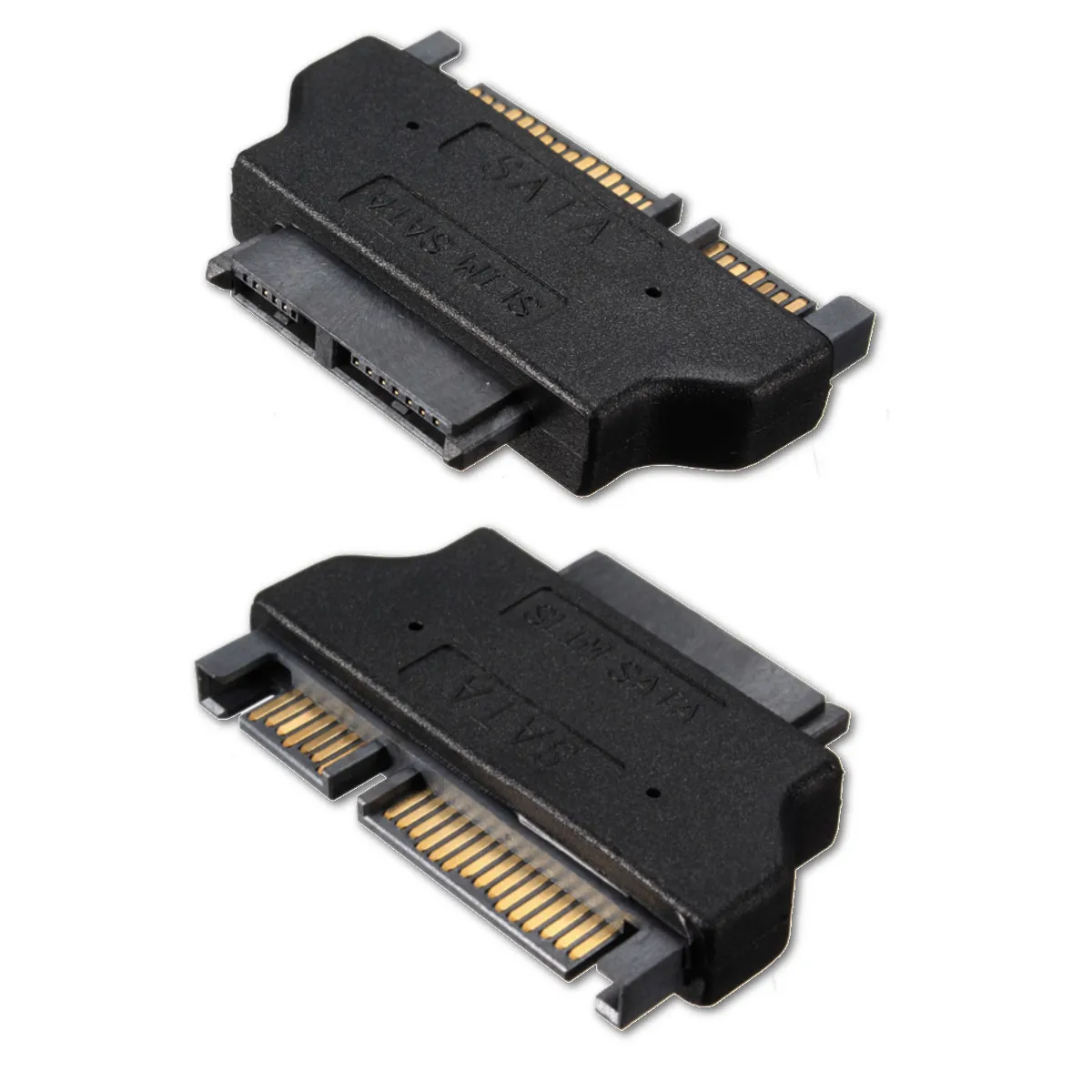 

1PC Slim SATA 7+15 22Pin Male to SATA Female 7+6 13Pin Adaptor Convertor Adapter for Desktop Laptop HDD Hard Disk Drive