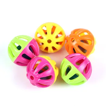 

Dog Ball Toy Colorful Plastic with Bell Safety Toys for Pet Cat Play Big Pets and Puppy Toys all available 3 Sizes Pet Toys