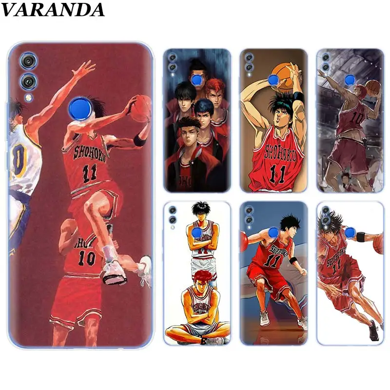

Slam Dunk Anime Silicone Soft Case for Huawei Honor 8X 8C 8S 8A 9 10 Lite 20i View 20 Y6 Y7 Y9 2019 Case Coque
