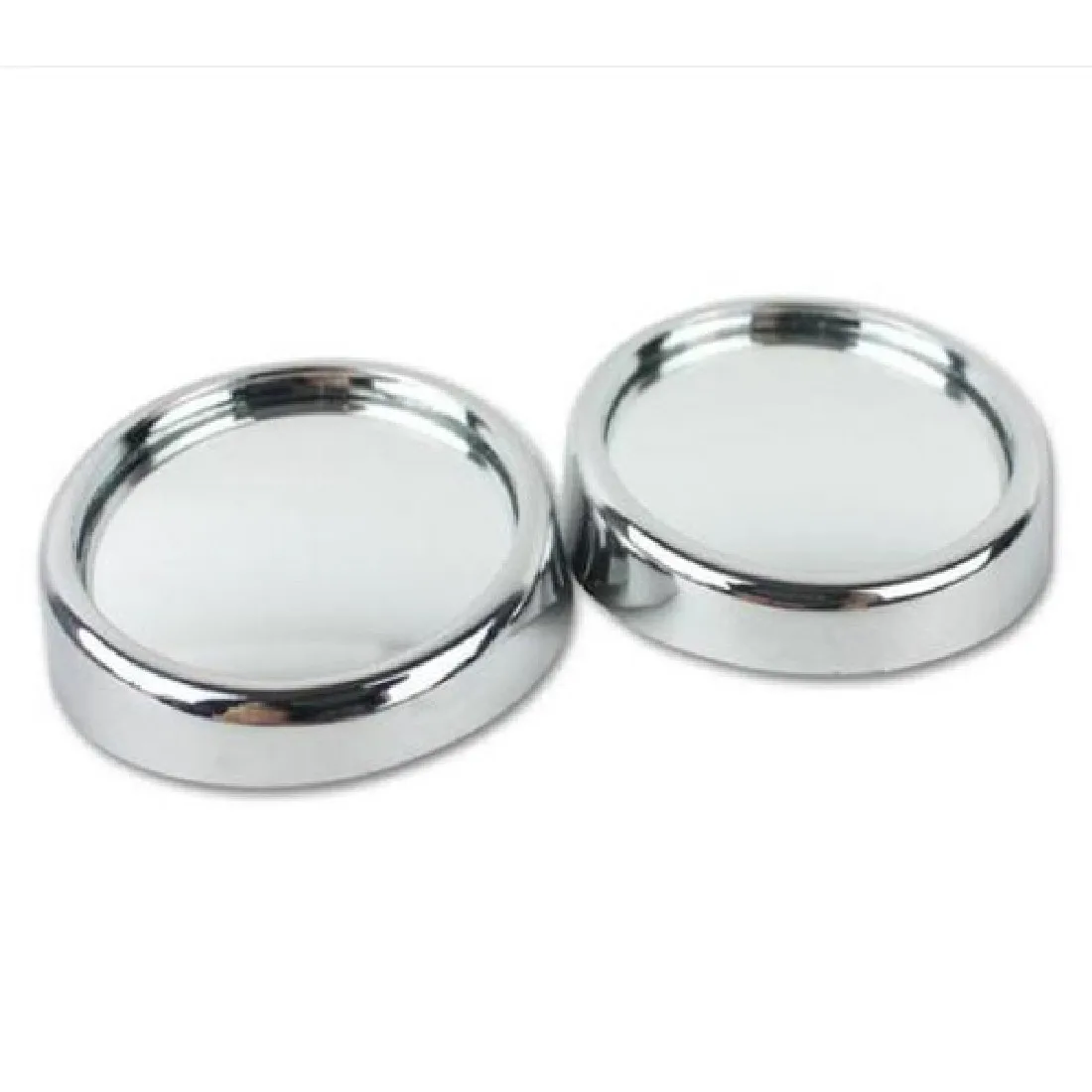 

Dewtreetali 2 Pcs Rearview Mirror Wide Angle Convex Car Auto Blind Spot Round Stick-On Side View Rearview Mirror