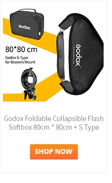 Godox складываемый складной софтбокс для вспышки 60 см* 60 см+ S Тип кронштейн для крепления Bowens софтбокс Speedlite 60 см* 60 см набор