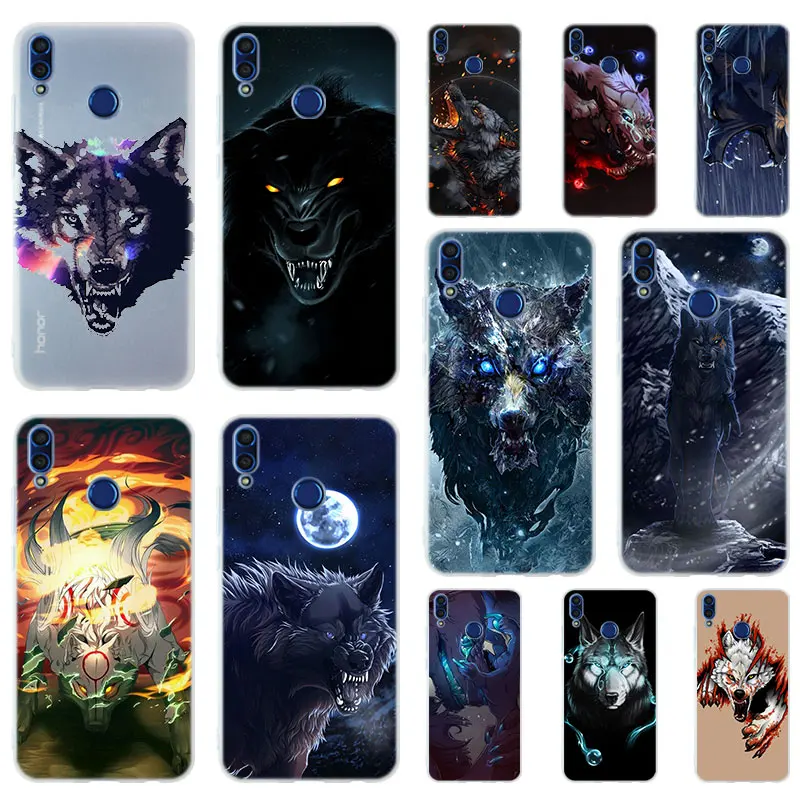 Мягкий силиконовый чехол Fierce Snow Wolf для Huawei Honor 30 20 10 9 Lite 30pro 20pro 30s 10i 9a 8a чехлы