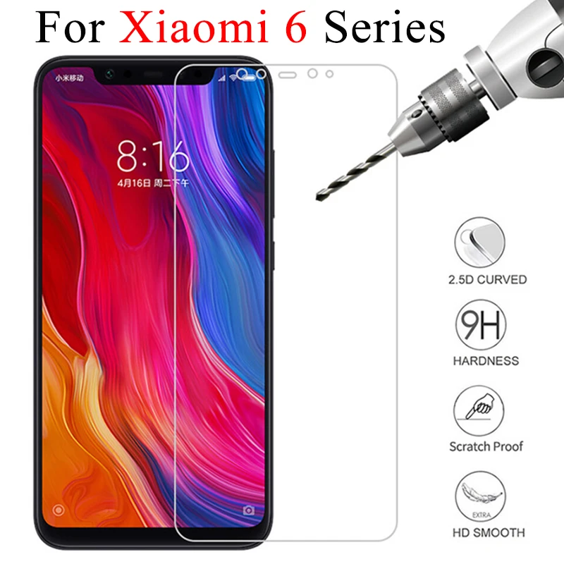 Protective Glass On For Xiaomi Redmi Mi Note 6 Pro 6X 6A A2 Lite Xiomi Redme X6 A6 2A 6Pro Tremp Glas Note6 Screen Protector | Мобильные