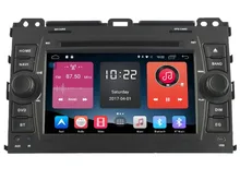 4G lite 2GB ram Android 6.0 quad core car dvd player stereo gps tape recorder for toyota prado lc120 landcruiser head units